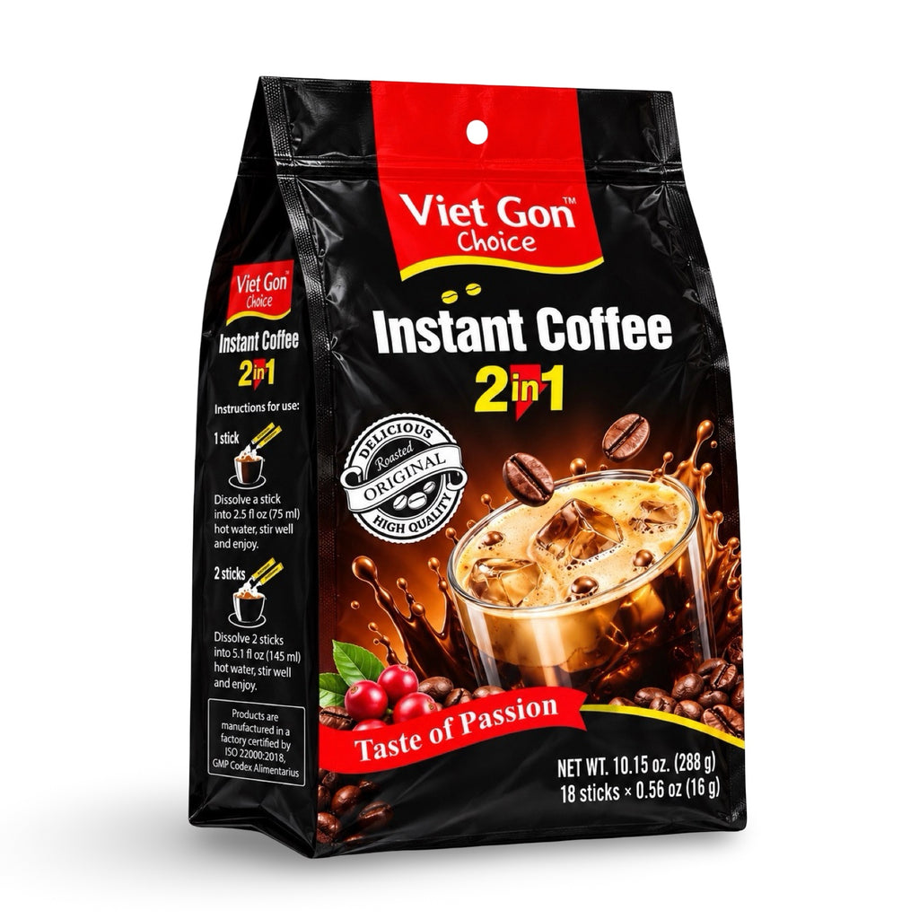2-in-1 Instant Black Coffee