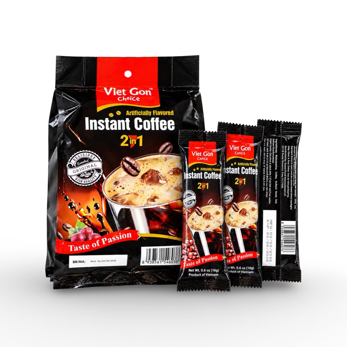 2-in-1 Instant Black Coffee