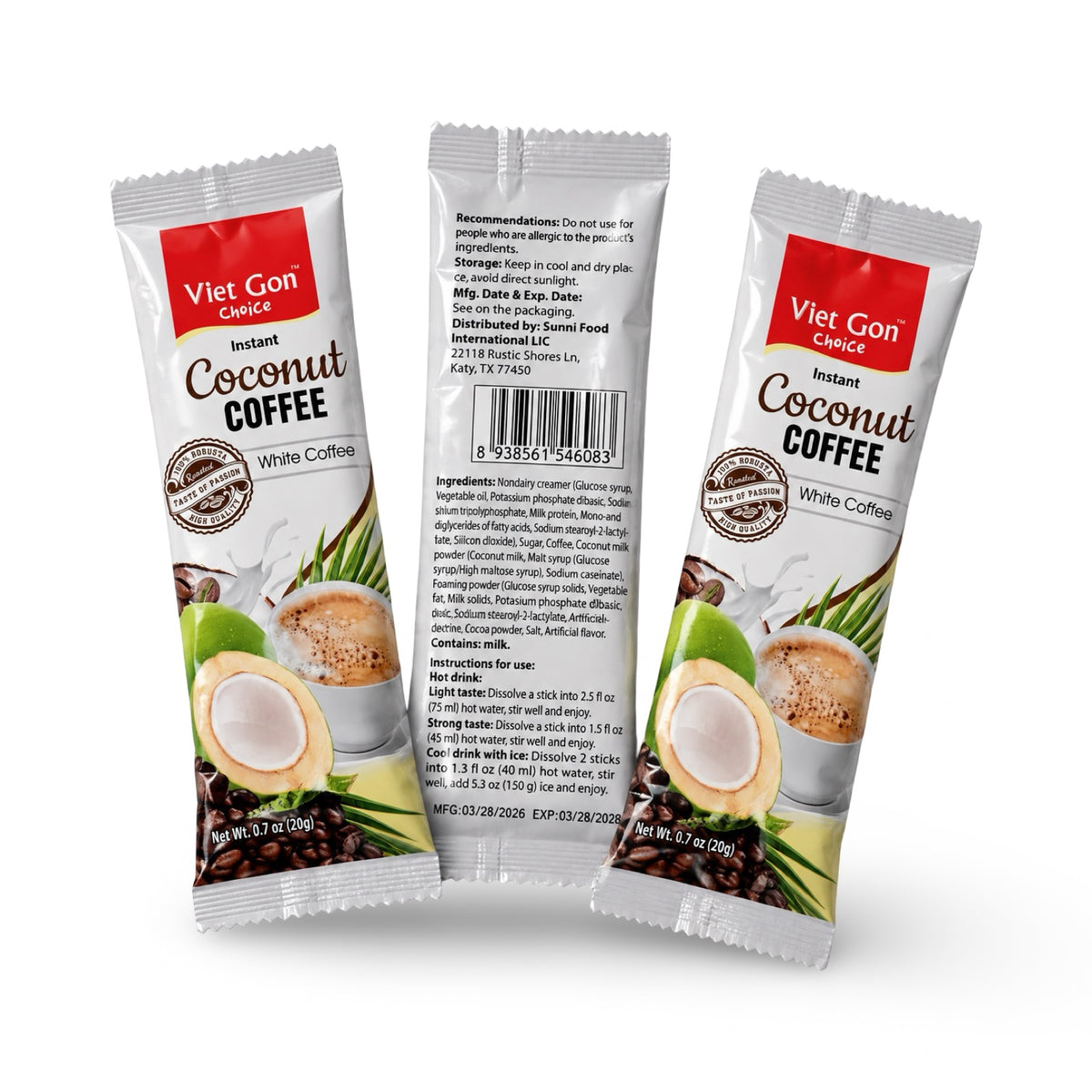 Instant Coconut Coffee