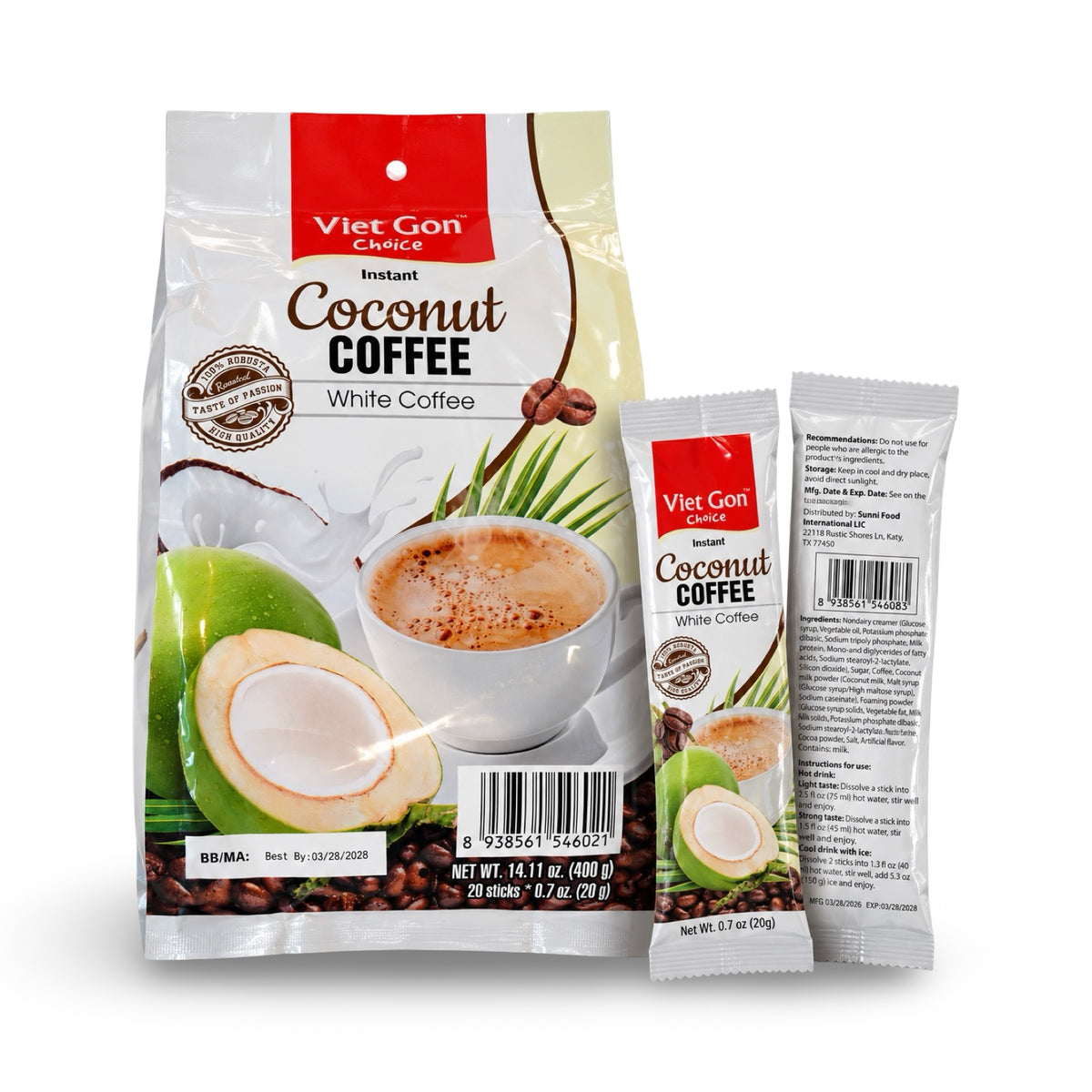 Instant Coconut Coffee