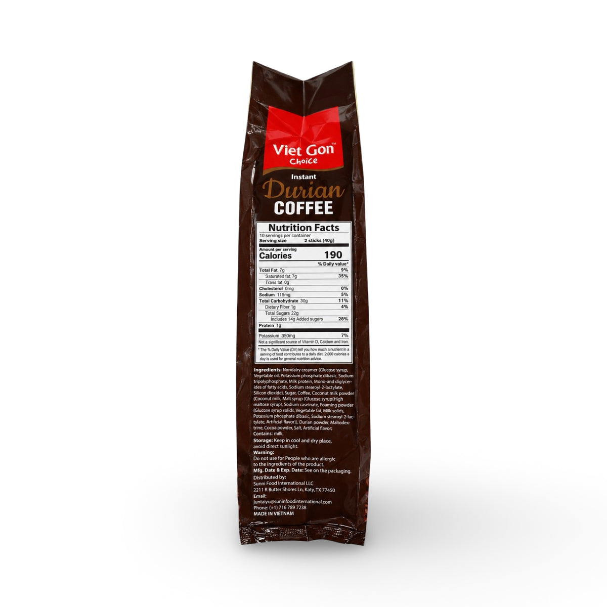 Instant Durian Coffee
