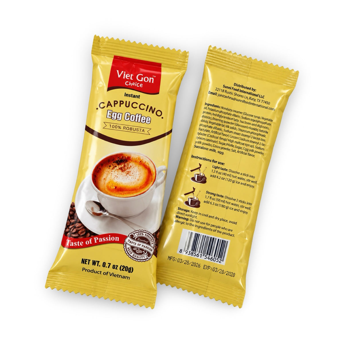 Cappuchino Egg Coffee