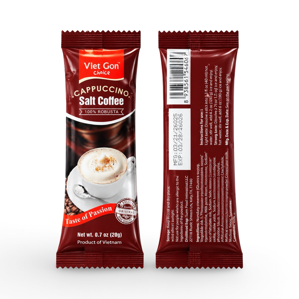 Cappuchino Salt Coffee