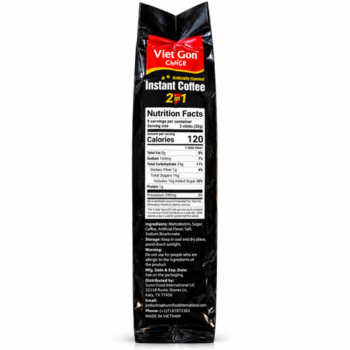 2-in-1 Instant Black Coffee
