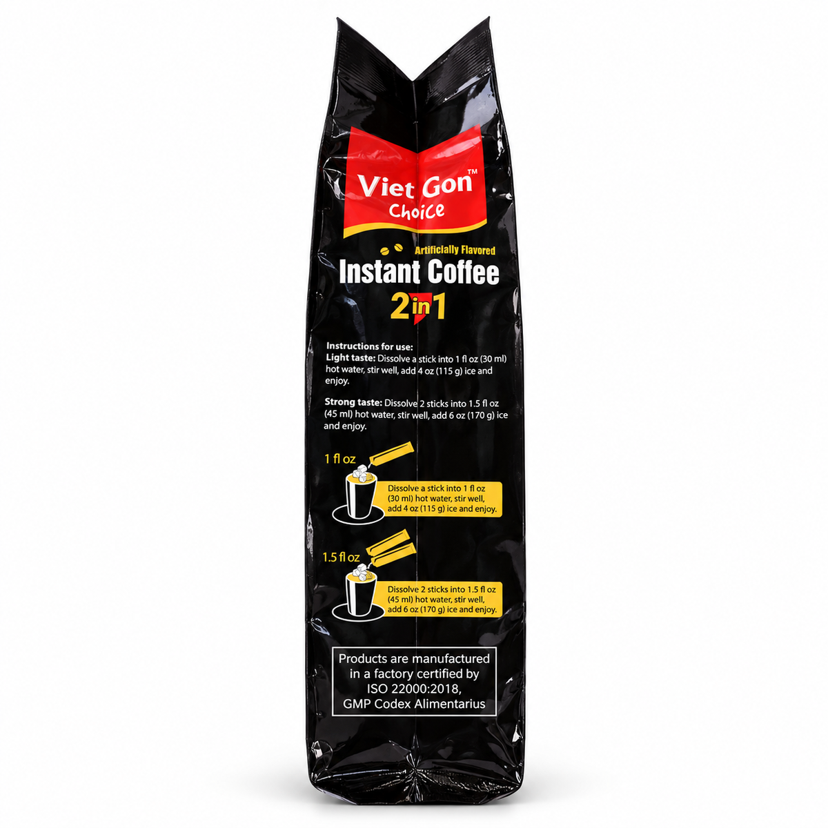 2-in-1 Instant Black Coffee
