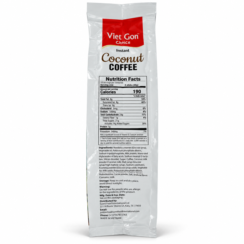 Instant Coconut Coffee