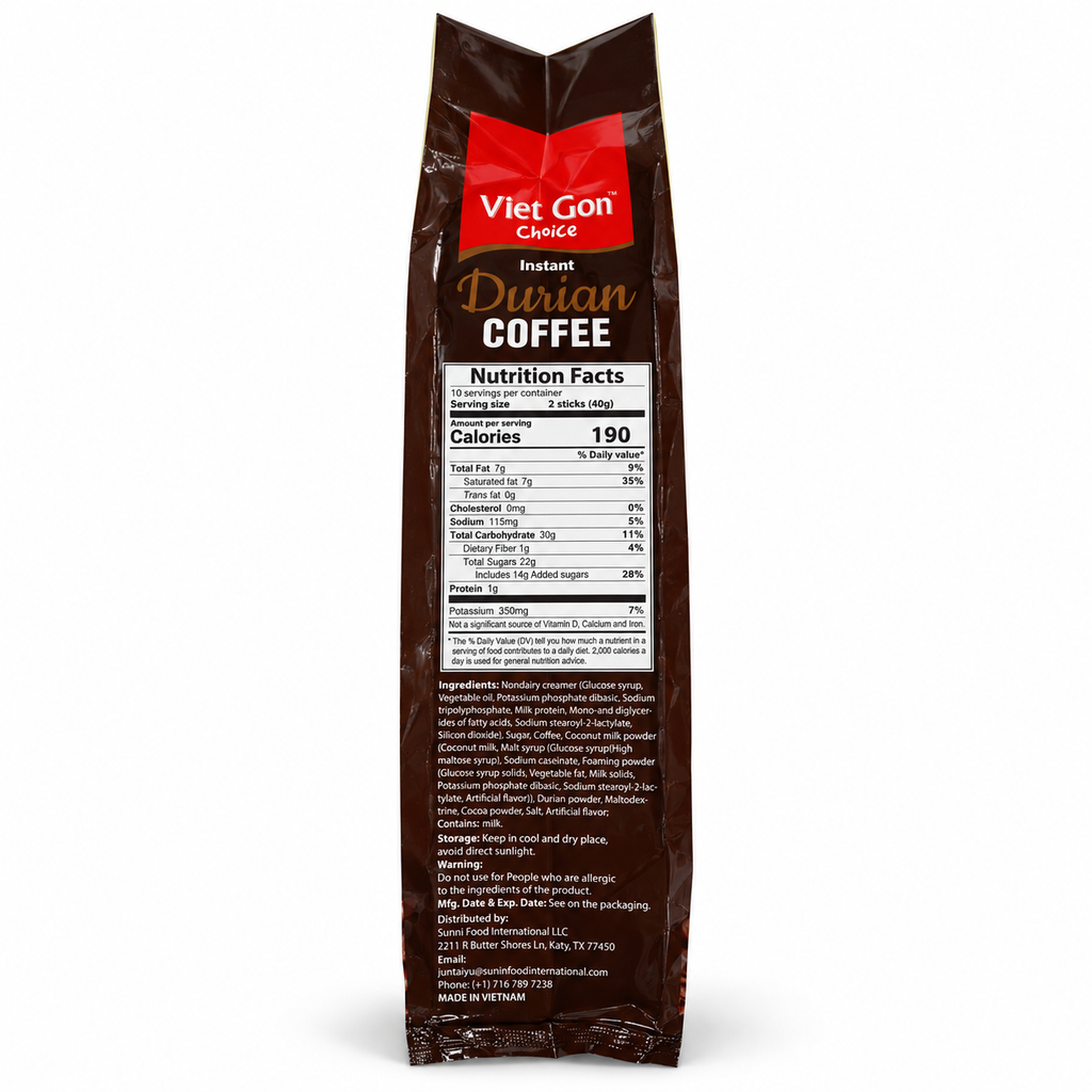 Instant Durian Coffee