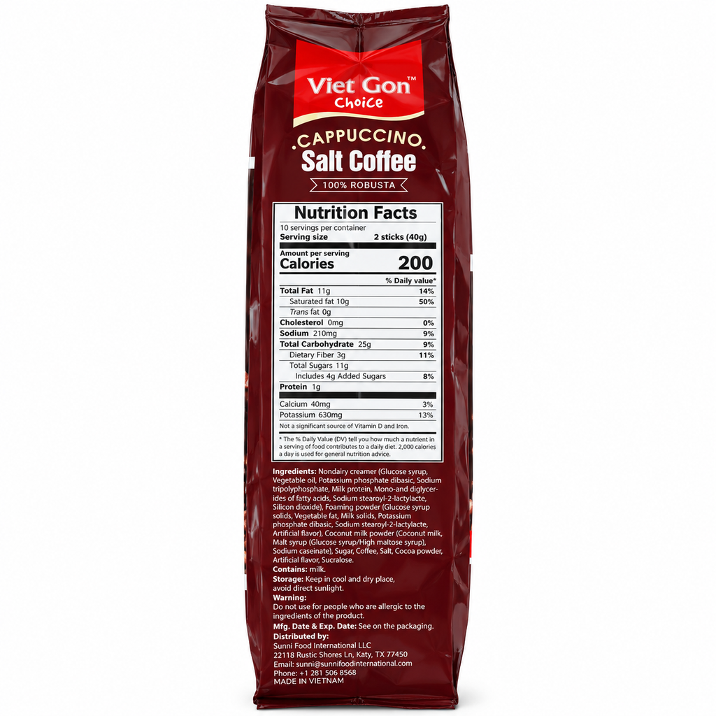 Cappuchino Salt Coffee