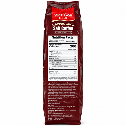Cappuchino Salt Coffee