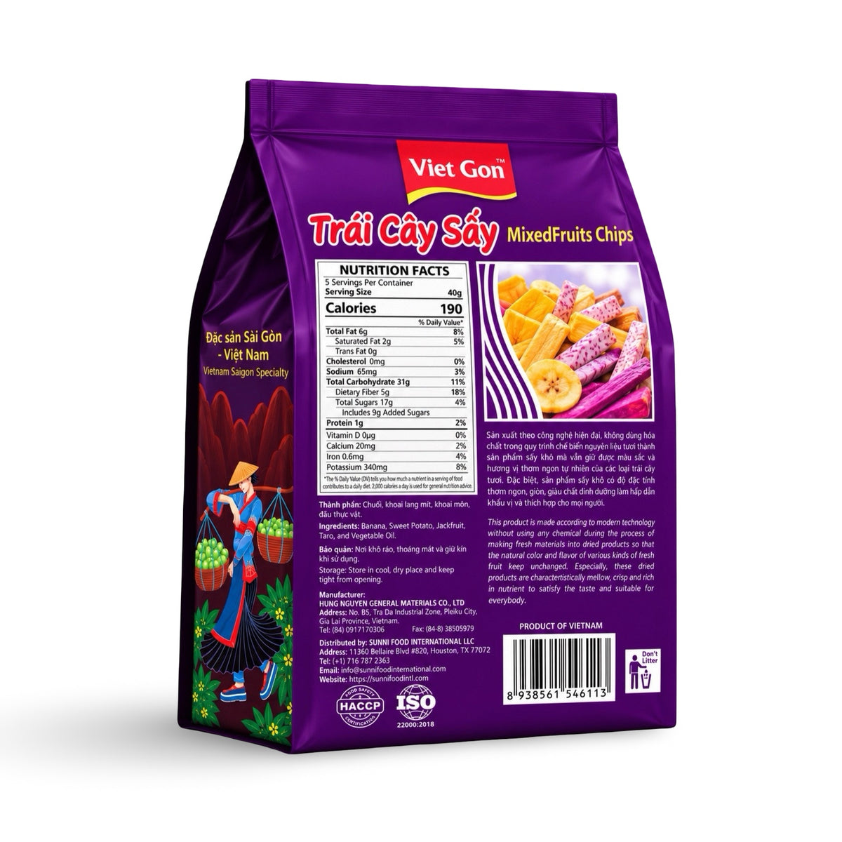 Hoa quả Sấy/Mixed Fruit Chips